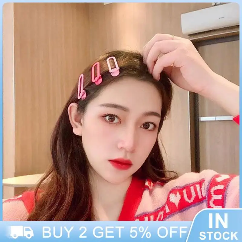 

Набор простых металлических заколок для волос Корейская версия Ins Girl дикая челка боковой зажим заколка для волос аксессуары для волос