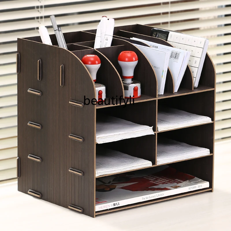 Creative File Shelf Bill Storage Box Office Desk Surface Panel Multi-Functional Storage Rack Storage Rack
Creative File Shelf Bill Storage Box Office Desk Surface Panel Multi-Functional Storage Rack Storage Rack