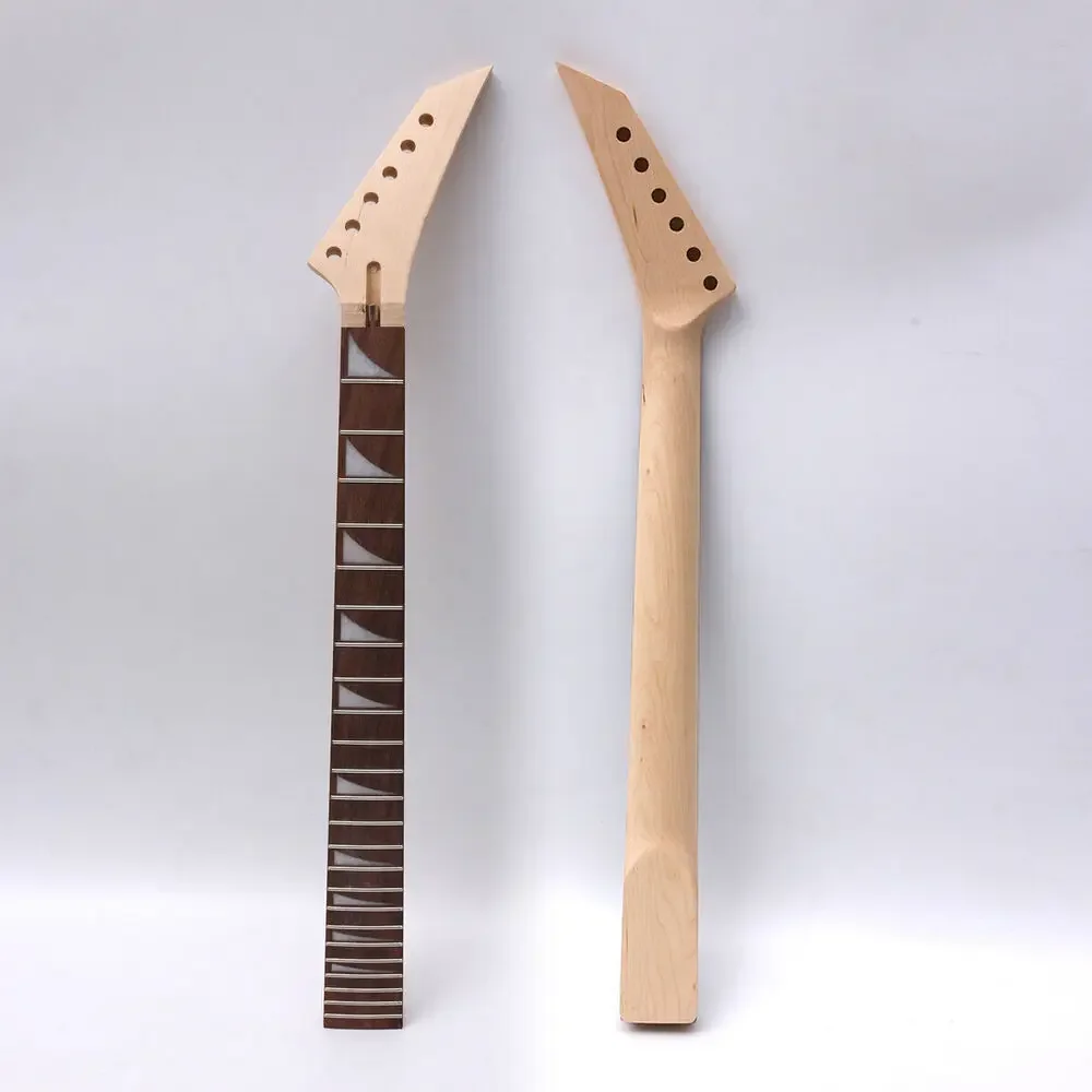 Yinfente 24 Fret Electric Guitar Neck 25.5 Scale Maple Headstock+Rosewood Fretboard Shark Fit Inlay Unfinished Guitar Parts #J6
Yinfente 24 Fret Electric Guitar Neck 25.5 Scale Maple Headstock+Rosewood Fretboard Shark Fit Inlay Unfinished Guitar Parts #J6