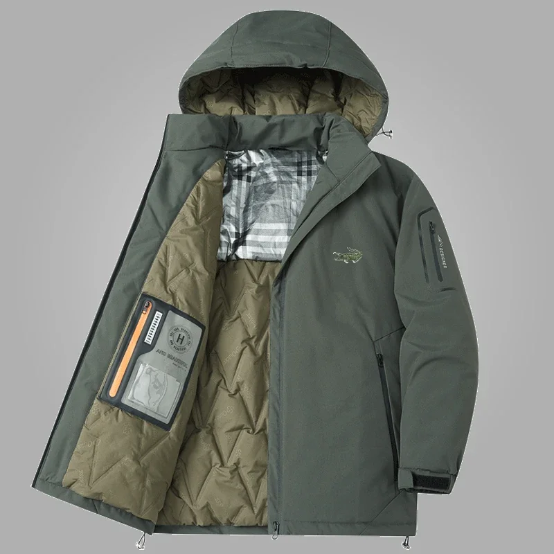 New Men Hooded Thick Warm Casual Parkas Coats Man Overcoat Windproof Outwear Detachable Hat Jackets Male Outdoor Sport Plus 6XL
New Men Hooded Thick Warm Casual Parkas Coats Man Overcoat Windproof Outwear Detachable Hat Jackets Male Outdoor Sport Plus 6XL
