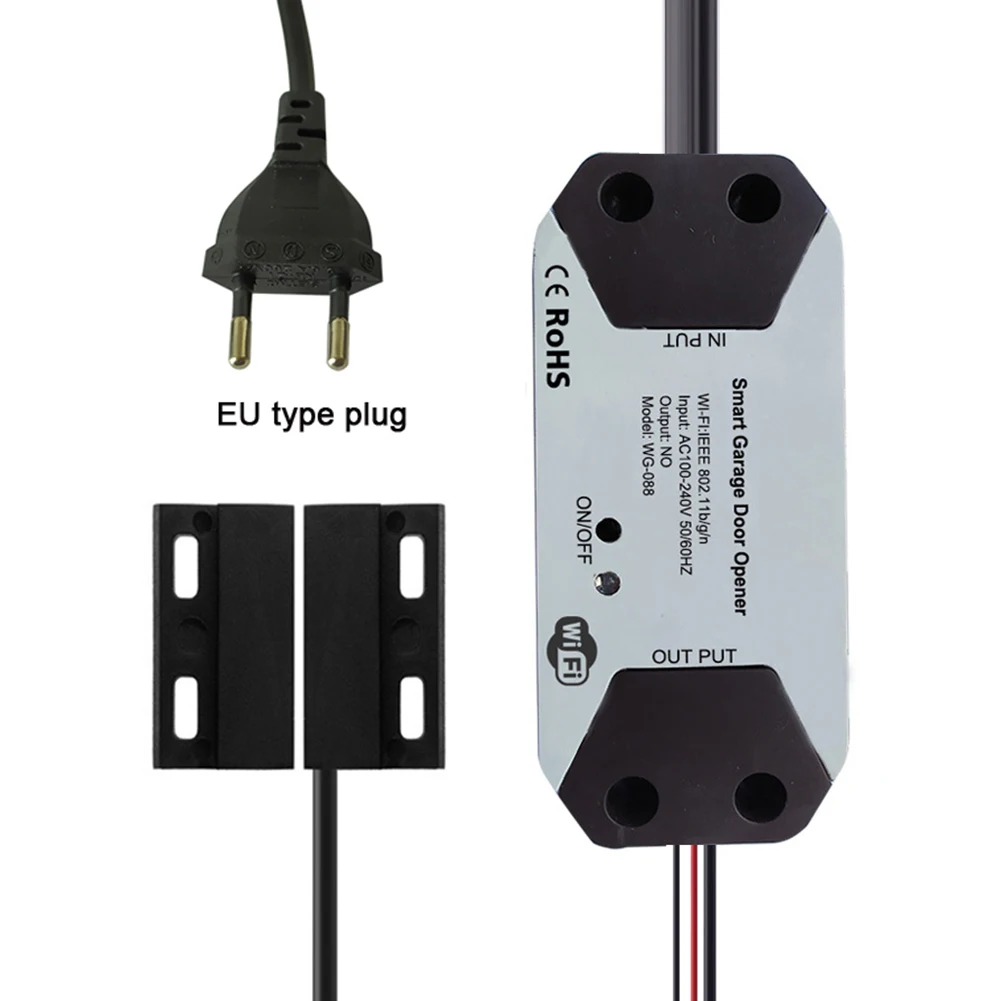 WiFi Switch Smart Garage Door Opener Controller Work With Alexa Echo Google Home Smart Life/Tuya APP Control No Hub Require
WiFi Switch Smart Garage Door Opener Controller Work With Alexa Echo Google Home Smart Life/Tuya APP Control No Hub Require