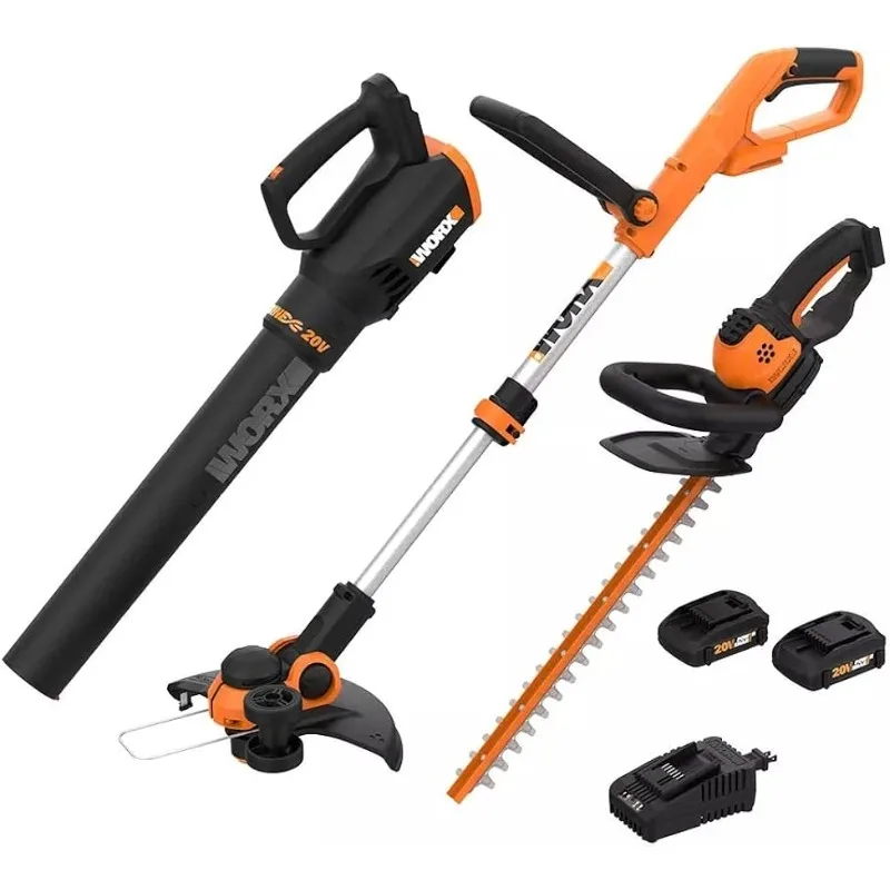 Worx 20 в Power Share - 3 шт. беспроводной комбинированный комплект (воздуходувка, триммер и триммер)
Worx 20 в Power Share - 3 шт. беспроводной комбинированный комплект (воздуходувка, триммер и триммер)