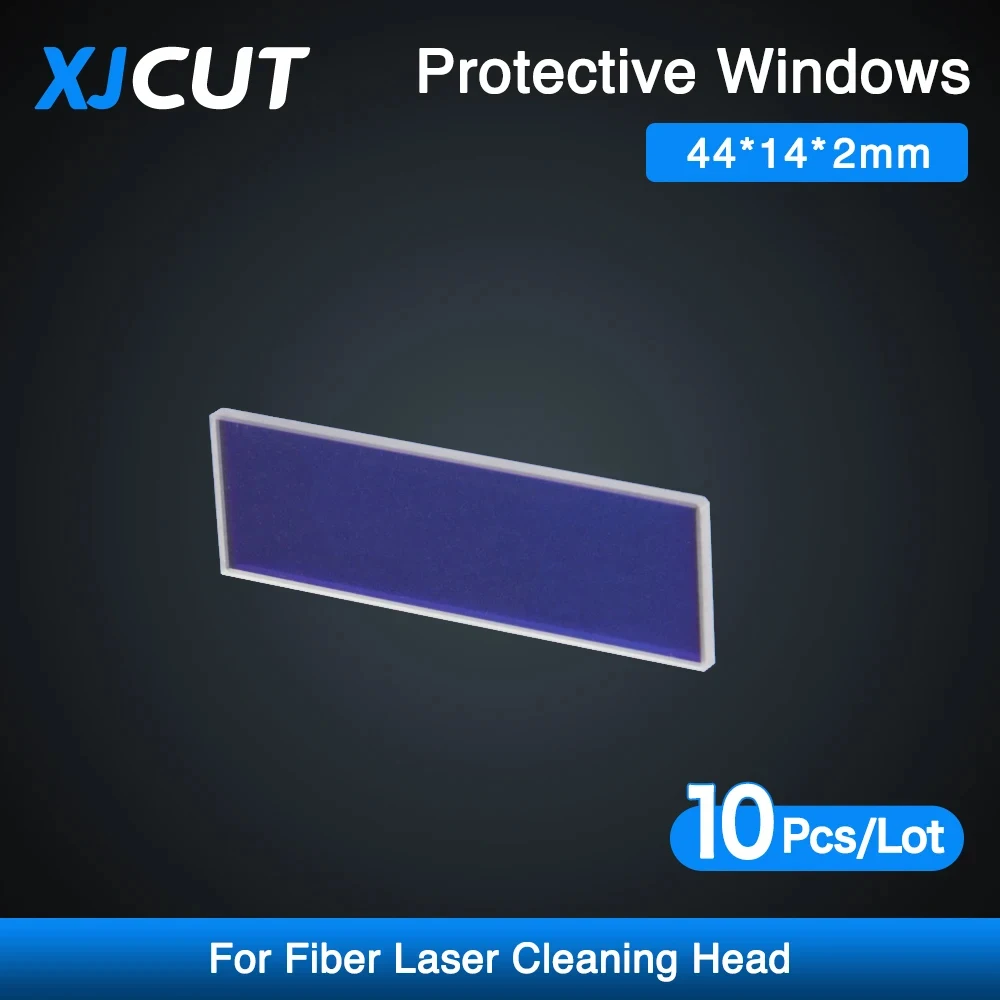 XJCUT 10Pcs/lot Laser Lens Protective Windows/Protection mirror/Lens 44*14*2mm For Fiber Laser Cleaning Machine
XJCUT 10Pcs/lot Laser Lens Protective Windows/Protection mirror/Lens 44*14*2mm For Fiber Laser Cleaning Machine