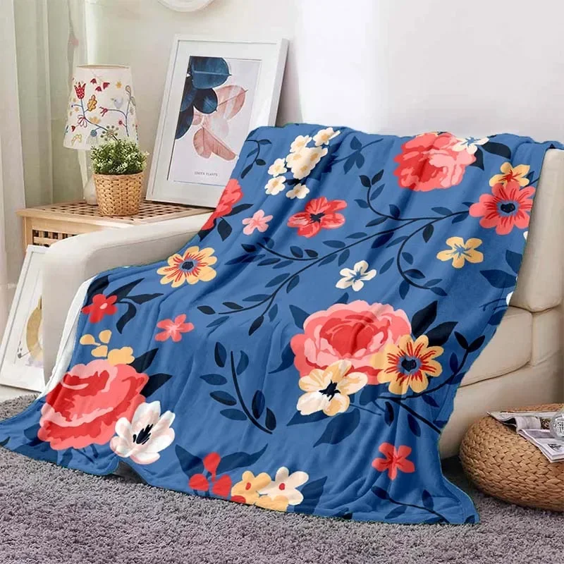 Beautiful Flowers Pattern Blanket Fashion Bed Sofa Air Conditioning Fashionable Leisure PicnicTravel Napping Customizable Throw
Beautiful Flowers Pattern Blanket Fashion Bed Sofa Air Conditioning Fashionable Leisure PicnicTravel Napping Customizable Throw
