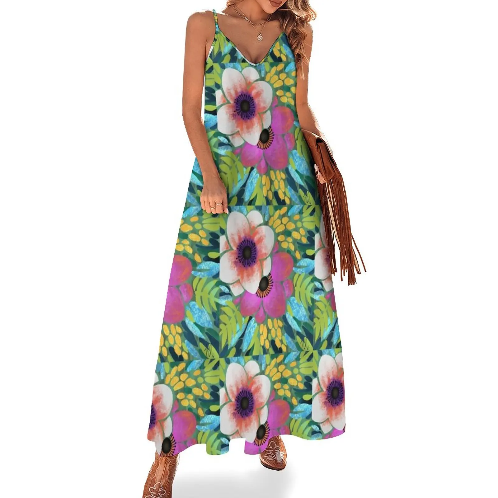 New Tropical floral background Sleeveless Dress evening dresses ladies summer dresses ladies 2023 Women's evening dress
New Tropical floral background Sleeveless Dress evening dresses ladies summer dresses ladies 2023 Women's evening dress