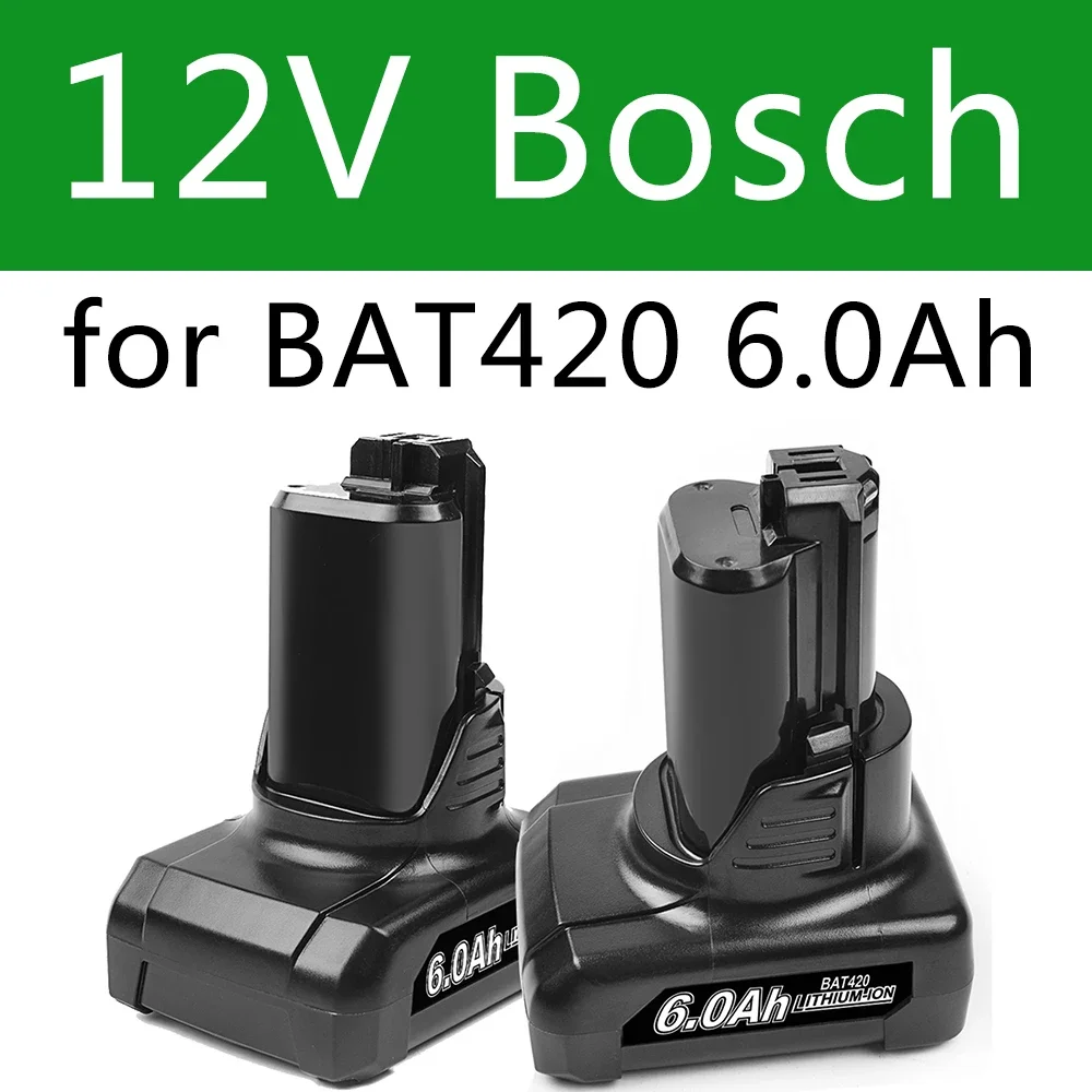 

12 В Bosch 10,8 Ач li-ion BAT420 Сменный аккумулятор для Bosch BAT411 BAT412 BAT413 BAT414 В Аккумуляторный электроинструмент