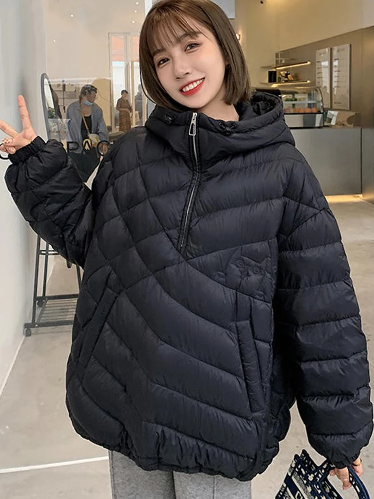 FMFSSOM Winter Women Jacket 90% White Duck Down Coat Long sleeve Casual Jacket Solid Hooded Zipper Warm Snow Out Wear
FMFSSOM Winter Women Jacket 90% White Duck Down Coat Long sleeve Casual Jacket Solid Hooded Zipper Warm Snow Out Wear