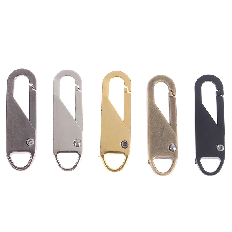 5pcs Universal Zipper Puller Detachable Metal Zipper Head Slider Repair Kits Clothes Luggage Jackets Backpacks Purse Accessories
5pcs Universal Zipper Puller Detachable Metal Zipper Head Slider Repair Kits Clothes Luggage Jackets Backpacks Purse Accessories