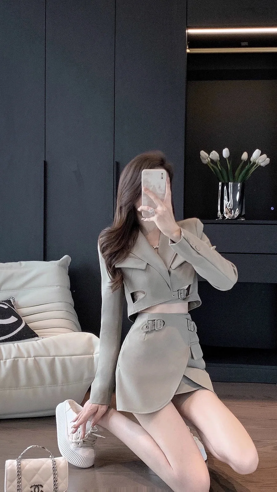 Women's Suit Jacket Skirt Set Spring and Autumn 2024 New Elegant Designlady Slim-fit Short Suit Coat A-line Skirt Two-piece Set
Women's Suit Jacket Skirt Set Spring and Autumn 2024 New Elegant Designlady Slim-fit Short Suit Coat A-line Skirt Two-piece Set
