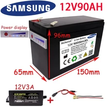 New Power Display 12V 90Ah 18650 Lithium Battery Pack Is Suitable For Solar Energy And Electric Vehicle Battery 12.6V 3A Charger
New Power Display 12V 90Ah 18650 Lithium Battery Pack Is Suitable For Solar Energy And Electric Vehicle Battery 12.6V 3A Charger