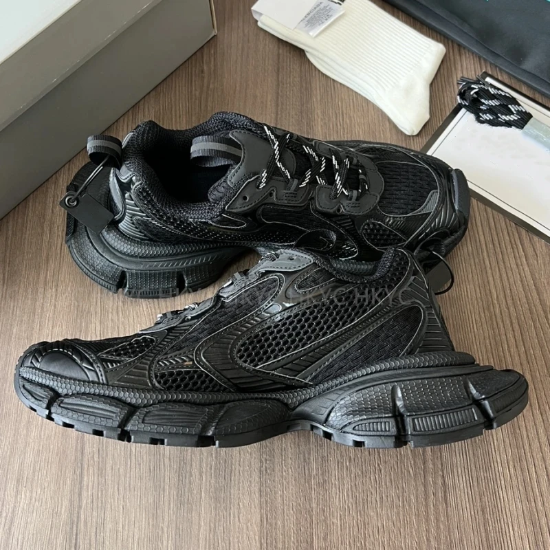 

Paris Runner Chunky Phantom Retro 3XL Daddy Platform Triple S Mesh Comfortable Nylon Trainers Sneaker Casual Travel Street Shoes