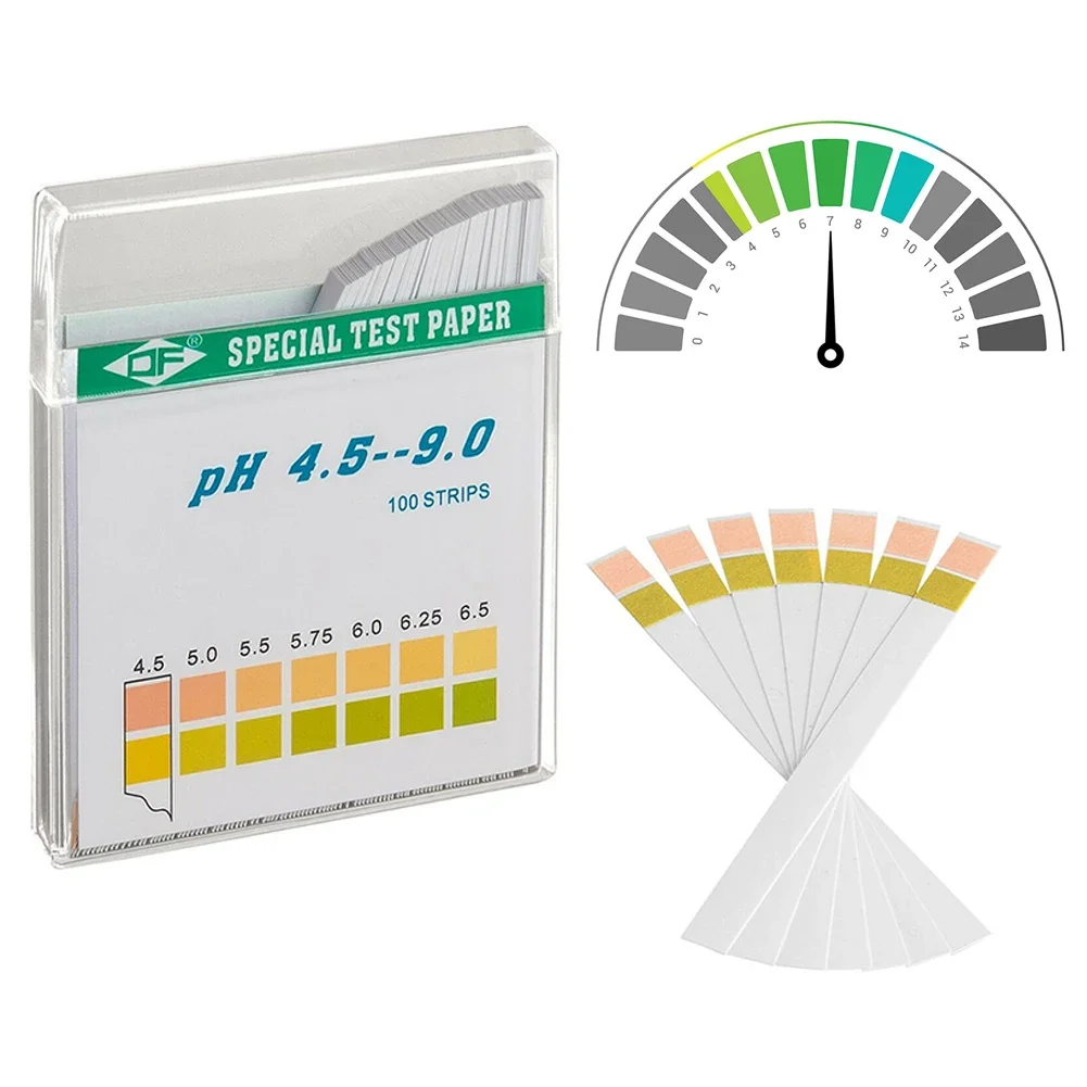 100pcs PH Test Strips PH Value Test Strip PH 4,5,9 Drinking Water Aquariums Indicator PH Tester Pool Cleaner Accessories
100pcs PH Test Strips PH Value Test Strip PH 4,5,9 Drinking Water Aquariums Indicator PH Tester Pool Cleaner Accessories