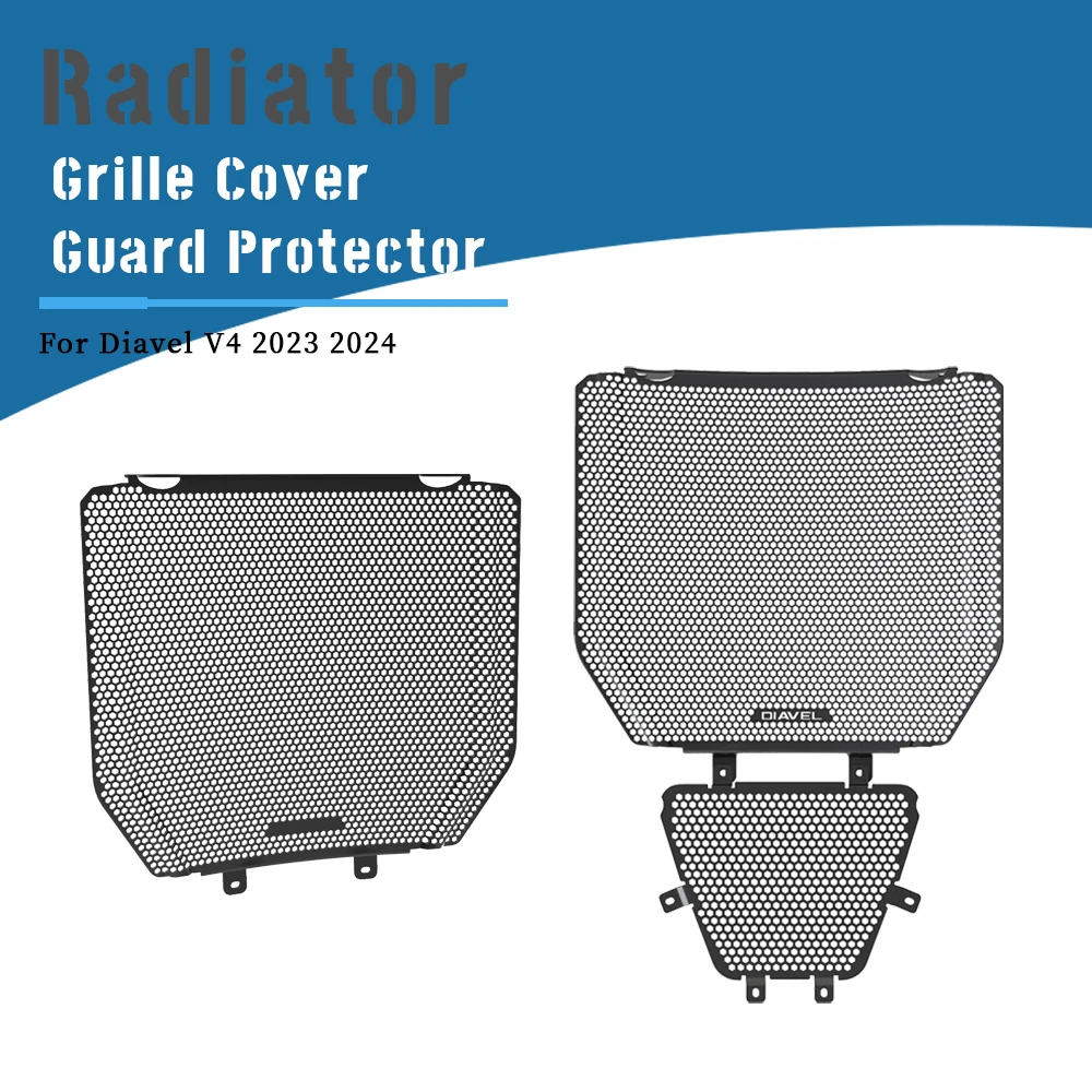 Radiator And Grille Oil Cooler Cover Guard Set For Ducati Diavel V4 2023 2024 Aluminium Motorcycle Accessories Parts Protector
Radiator And Grille Oil Cooler Cover Guard Set For Ducati Diavel V4 2023 2024 Aluminium Motorcycle Accessories Parts Protector