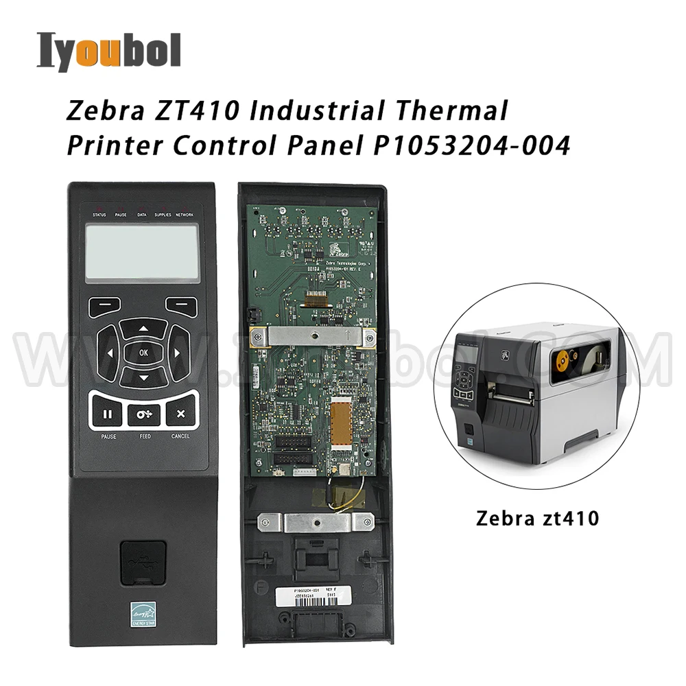 

Zebra ZT410 Industrial Thermal Printer Control Panel P1053204-004, Free Shiping