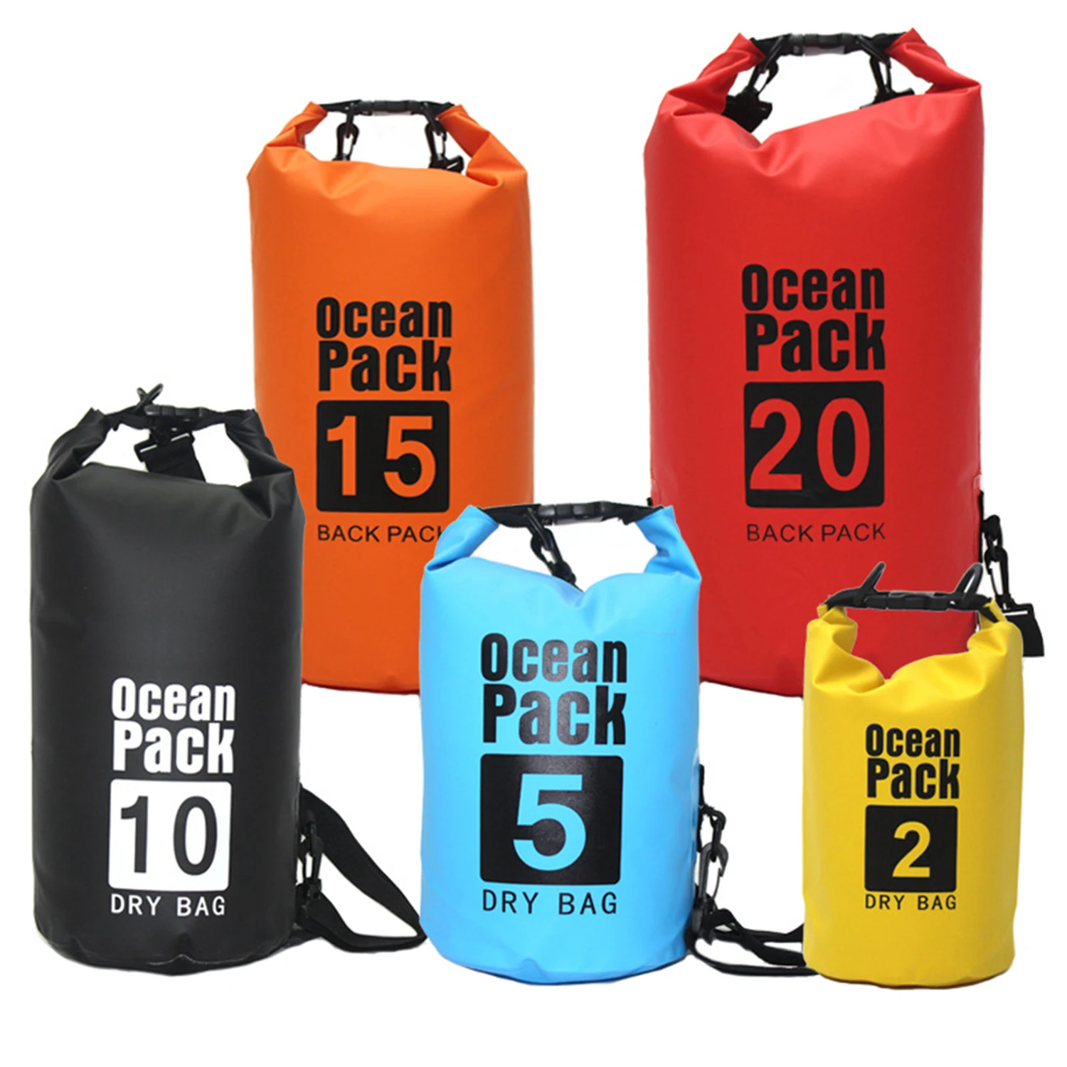 Outdoor PVC Waterproof Dry Bag Pack Storage Sack Swimming Rafting Kayaking River Trekking Floating Sailing Canoeing Backpack
Outdoor PVC Waterproof Dry Bag Pack Storage Sack Swimming Rafting Kayaking River Trekking Floating Sailing Canoeing Backpack