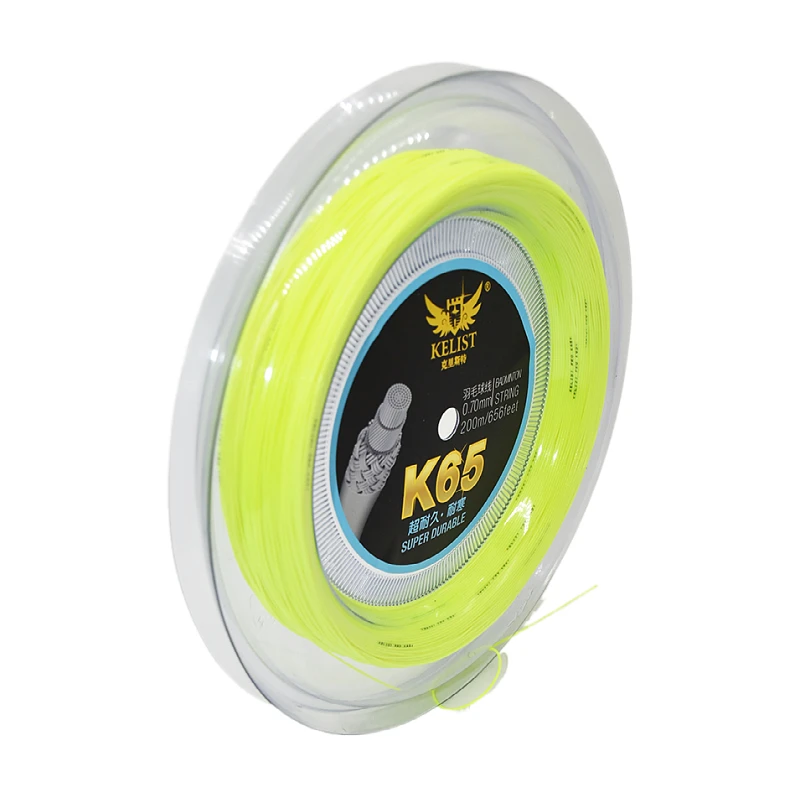 High Quality 0.7MM Extreme Durabile And Cold-Resistant Badminton Racquet String 200M Fluorescent Yellow
High Quality 0.7MM Extreme Durabile And Cold-Resistant Badminton Racquet String 200M Fluorescent Yellow