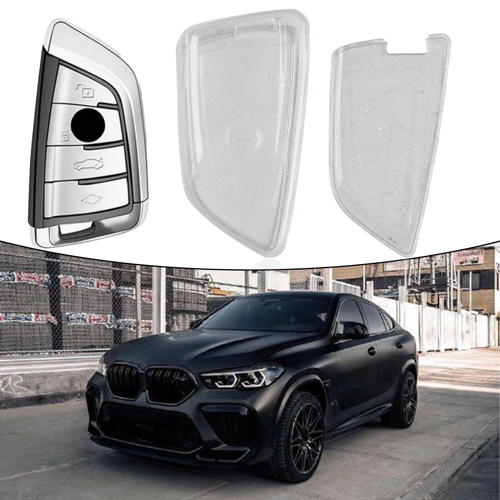 TPU Car Key Case Cover Holder Shell for BMW F20 G20 G30 X1 G05 X6 X7 Transparent Design Protect Your Key with Style
TPU Car Key Case Cover Holder Shell for BMW F20 G20 G30 X1 G05 X6 X7 Transparent Design Protect Your Key with Style