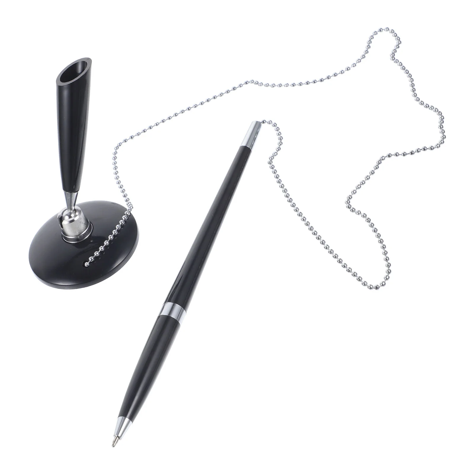 2 Pcs Delicate Business Pen Multi-function Counter with Chain Table Fixed Security Pens for Check Writing
2 Pcs Delicate Business Pen Multi-function Counter with Chain Table Fixed Security Pens for Check Writing