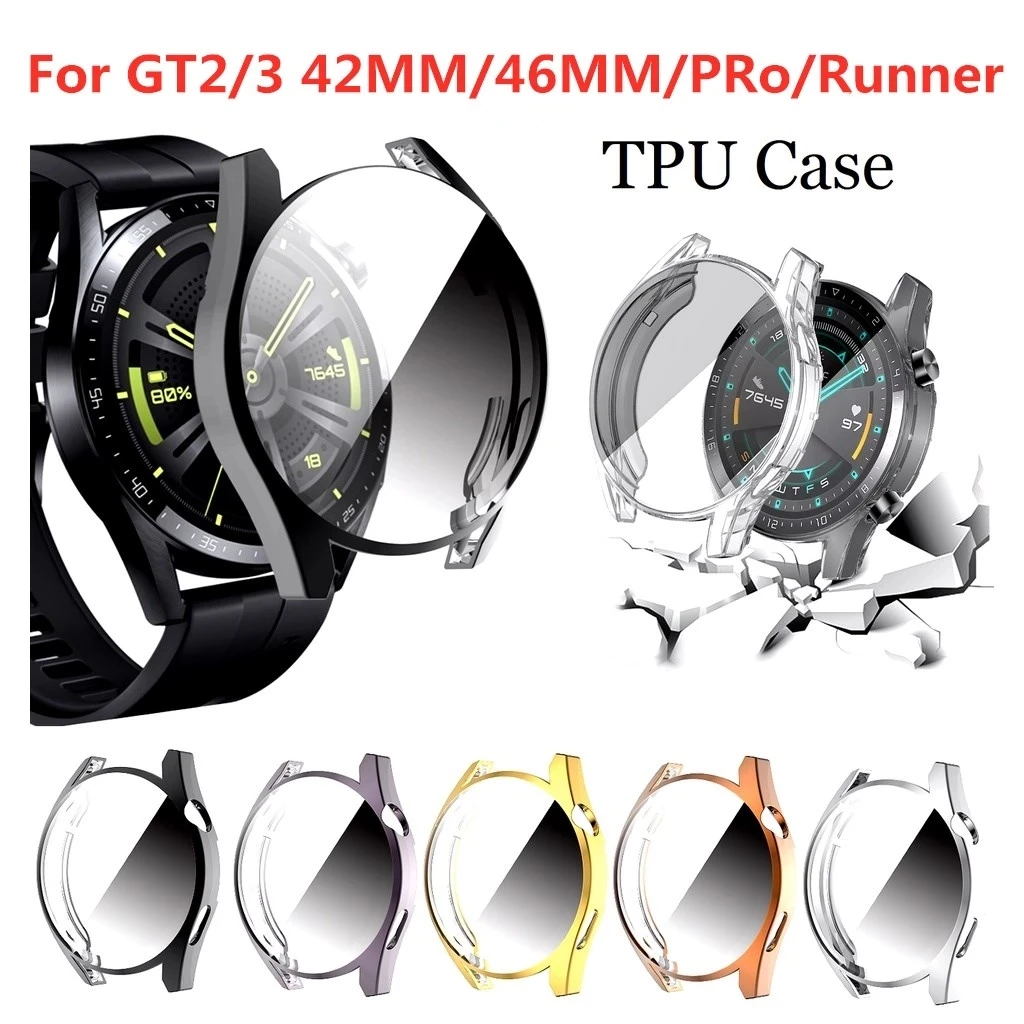 Soft TPU Case Cover For Huawei Watch GT3 GT2 46mm 42mm GT 3 2 Pro Runner Screen Protector Cover Bumper Silicone Cases Strap
Soft TPU Case Cover For Huawei Watch GT3 GT2 46mm 42mm GT 3 2 Pro Runner Screen Protector Cover Bumper Silicone Cases Strap