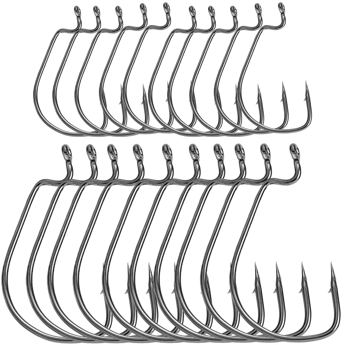 10Pcs Multifunctional Wide Gap Worm Fishing Hooks Home Garden Tools Jig Crank Offset High Carbon Steel Hook Barbed Fishhook
10Pcs Multifunctional Wide Gap Worm Fishing Hooks Home Garden Tools Jig Crank Offset High Carbon Steel Hook Barbed Fishhook