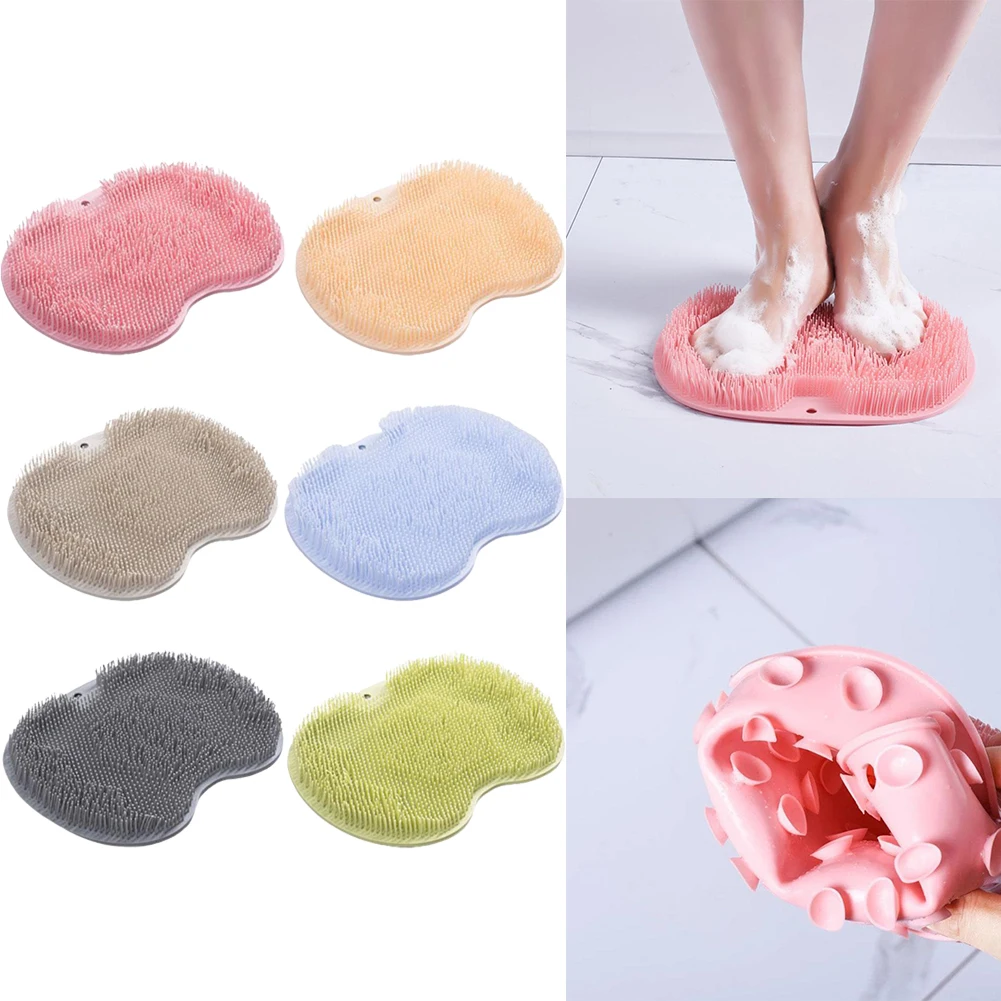 Massage Pad Shower Foot Massage Mat Scrub Back Bath Brush Silicone With Suction Cup Bathroom Anti-Slip Scrub Pad Clean Dead Skin
Massage Pad Shower Foot Massage Mat Scrub Back Bath Brush Silicone With Suction Cup Bathroom Anti-Slip Scrub Pad Clean Dead Skin