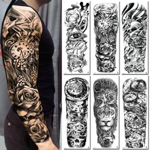 Waterproof Temporary Tattoo Sticker Totem Lion Crown Skull Full Arm Large Size Sleeve Fake Tattoo Flash Tattoo For Men Women
Waterproof Temporary Tattoo Sticker Totem Lion Crown Skull Full Arm Large Size Sleeve Fake Tattoo Flash Tattoo For Men Women