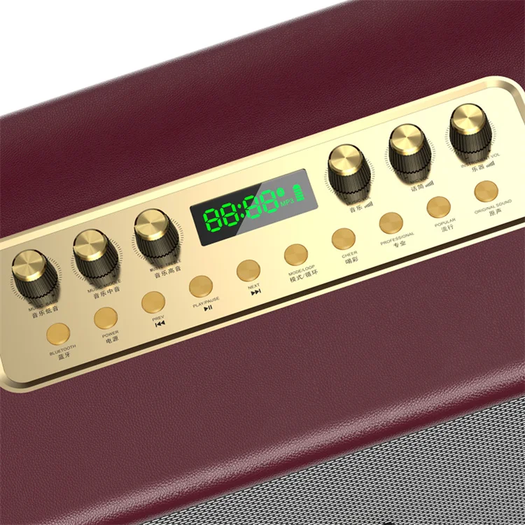 Luxury 100W DSP Sound Portable Handle Optical Coaxial input Karaoke Microphone Bluetooth Home Professional Audio Speaker
Luxury 100W DSP Sound Portable Handle Optical Coaxial input Karaoke Microphone Bluetooth Home Professional Audio Speaker