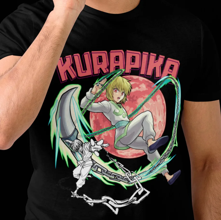 Аниме рубашка Kurapika Hunter X Hunter, футболка Hisoka Gon, футболка Illumi Манга 
Аниме рубашка Kurapika Hunter X Hunter, футболка Hisoka Gon, футболка Illumi Манга