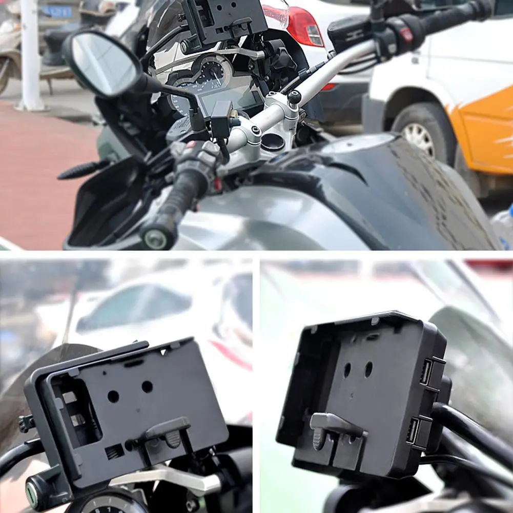 

GS1200 GS1250 Motorcycle Phone Charging Navigation Bracket Support For BMW R 1200 1250 GS ADV GS LC 2012-2024 R1200GS R1250GS