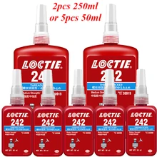 2pcs 250ml 5pcs 50ml Medium Viscosity Loctite 242 Moderate Intensity Threadlocker Screw Glue Metal Thread Sealing Adhesive
2pcs 250ml 5pcs 50ml Medium Viscosity Loctite 242 Moderate Intensity Threadlocker Screw Glue Metal Thread Sealing Adhesive