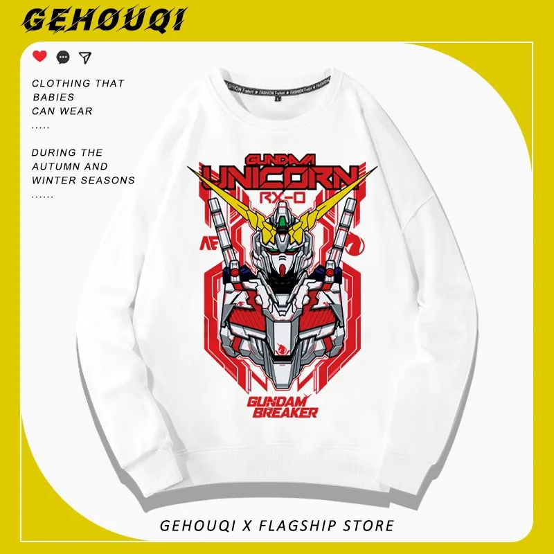 

Mobile Warrior Gundam Joint Crewneck Hoodie Male Yuan Zu Dare To Da Animation Peripheral Coat Boy Design Clothes