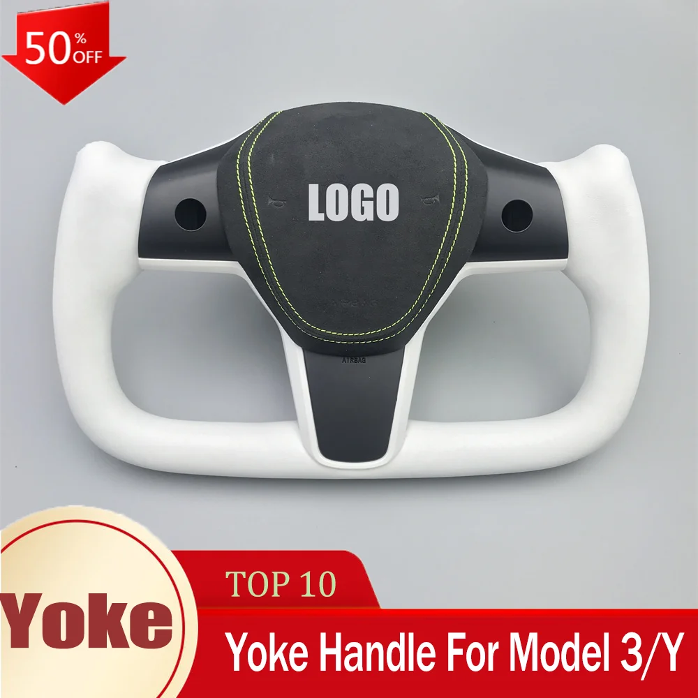 350mm / 370mm Yoke Steering Wheel For Tesla Model Y / Model 3 2017-2023 Heating Panel Cover Yoke Handle Tesla Model Accessories
350mm / 370mm Yoke Steering Wheel For Tesla Model Y / Model 3 2017-2023 Heating Panel Cover Yoke Handle Tesla Model Accessories