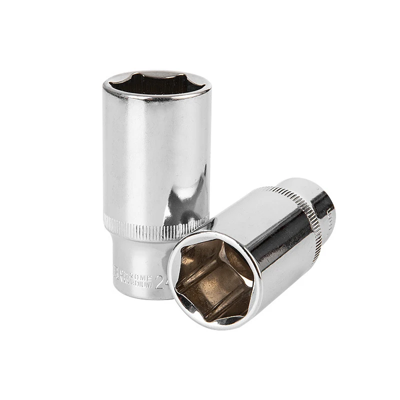 1Pc Deep Socket 3/8'' Adapter Hex Socket Ratchet Wrench Head 8-24mm 63mm For Electric Impact Driver Drill Driver Tool Parts
1Pc Deep Socket 3/8'' Adapter Hex Socket Ratchet Wrench Head 8-24mm 63mm For Electric Impact Driver Drill Driver Tool Parts