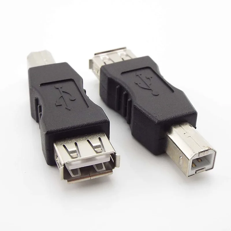 

USB 2.0 Type A Female toType B Male Converter Connector Retail Port Adapter for USB Printer Print High Speed