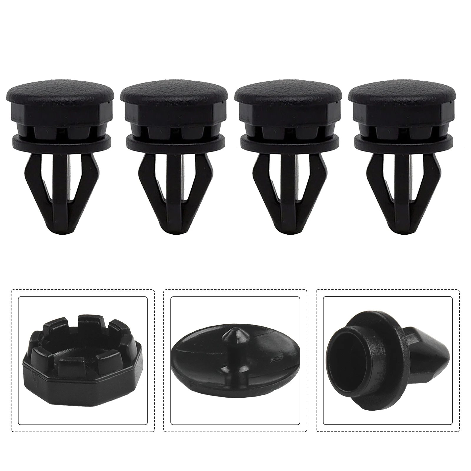 Car Interior Clips Parcel Shelf Clips Car 799101KA0A 79916-1KA2A ABS Black For Nissan Juke F15 2010-2023 4 Pcs None
Car Interior Clips Parcel Shelf Clips Car 799101KA0A 79916-1KA2A ABS Black For Nissan Juke F15 2010-2023 4 Pcs None