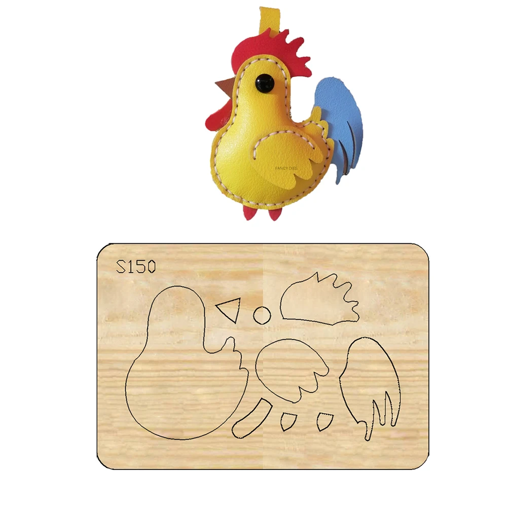 Big Rooster Animal Keychain Charm Wooden Cutting Die DIY Decor Knife Mold Cutter
Big Rooster Animal Keychain Charm Wooden Cutting Die DIY Decor Knife Mold Cutter