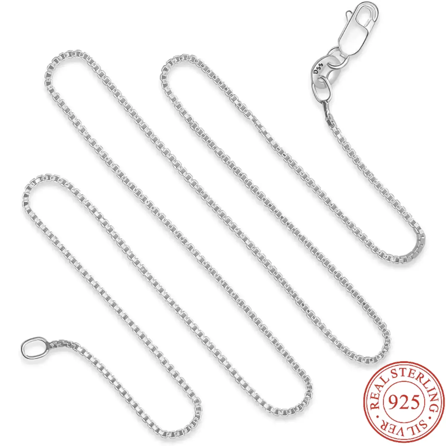 

Fansilver Italian Chain for Women - Elegant, Hypoallergenic, and Tarnish-Resistant Silver Chains