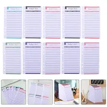 40Pcs Binder Budget Sheets Expense Budget Sheets for Personal Use (Assorted Color)
40Pcs Binder Budget Sheets Expense Budget Sheets for Personal Use (Assorted Color)