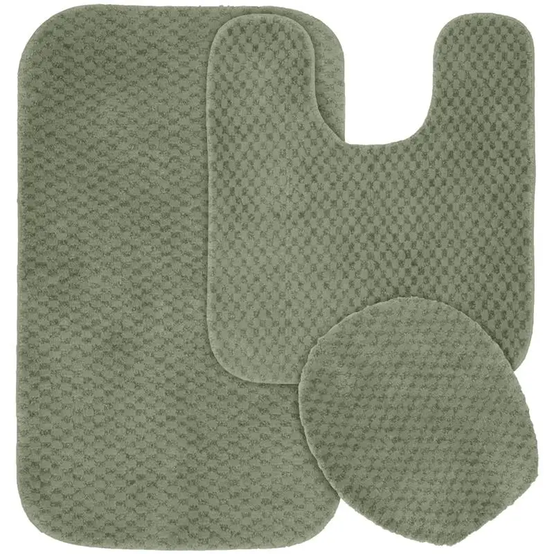 Toilet Bath Rug,Bath Rugs,Bath Mats,Bathroom Rug Set,Rug,3 Piece,Washable,Nylon,Soft
Toilet Bath Rug,Bath Rugs,Bath Mats,Bathroom Rug Set,Rug,3 Piece,Washable,Nylon,Soft