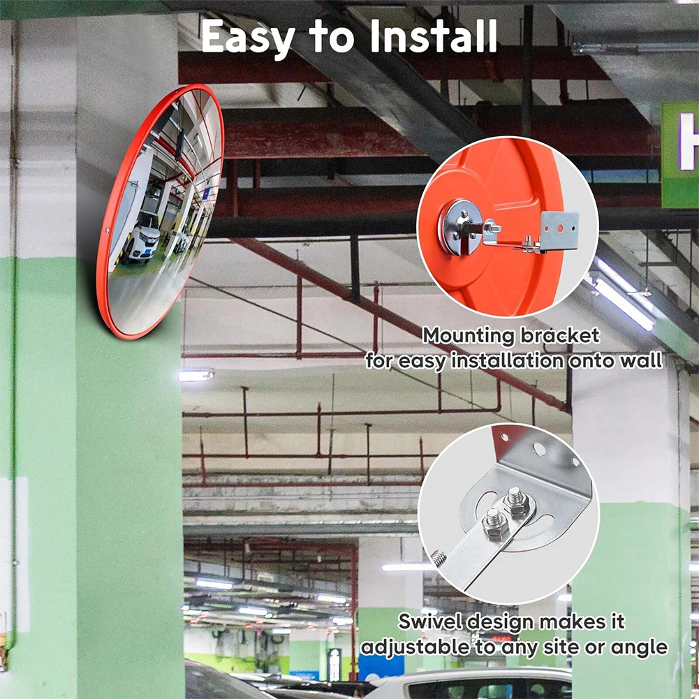 Brand New Convex Mirror Wide Angle 12 5/8\" X 3 1/8\" 17 11/16\" X 3 1/8\" PP & PC Parking Safety Scratch Resistant
Brand New Convex Mirror Wide Angle 12 5/8\" X 3 1/8\" 17 11/16\" X 3 1/8\" PP & PC Parking Safety Scratch Resistant