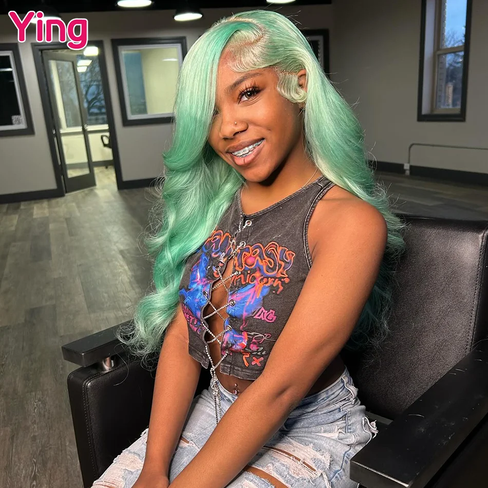 Ying Hair Lime Green Colored Body Wave Peruvian Remy 13x6 Lace Front Human Hair Wigs 613 Blonde 13x4 Lace Frontal Wig PrePlucked
Ying Hair Lime Green Colored Body Wave Peruvian Remy 13x6 Lace Front Human Hair Wigs 613 Blonde 13x4 Lace Frontal Wig PrePlucked