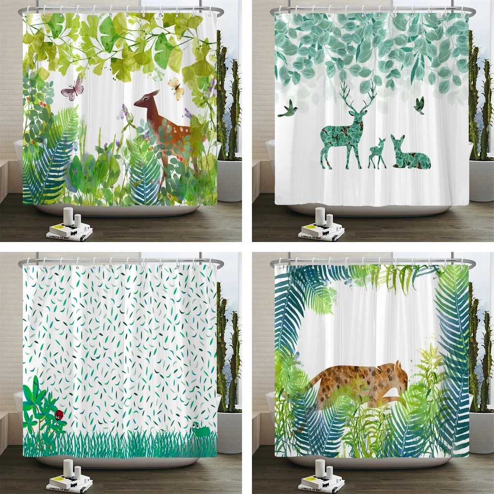 Watercolor Flower Plant Leaves Shower Curtains Waterproof Polyester Fabric Home Bathroom Decoration Accessories Bathtud Curtain
Watercolor Flower Plant Leaves Shower Curtains Waterproof Polyester Fabric Home Bathroom Decoration Accessories Bathtud Curtain