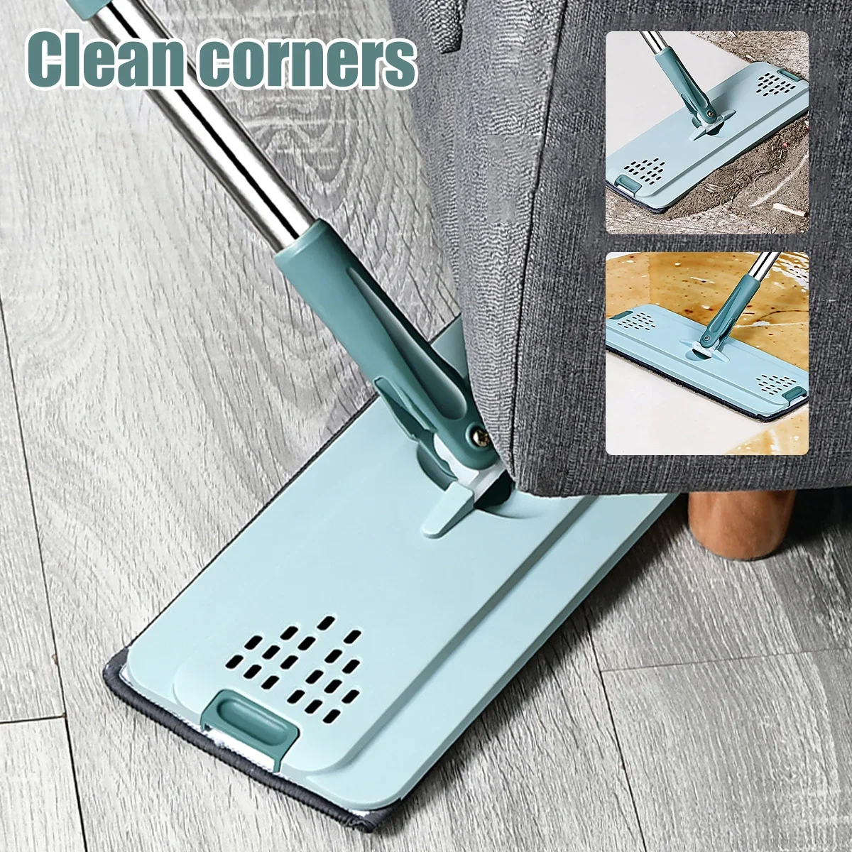 Cleaning Reusable Set New Replacement Squeeze Flat Mop Microfiber With And Bucket Pads Easy 6
Cleaning Reusable Set New Replacement Squeeze Flat Mop Microfiber With And Bucket Pads Easy 6