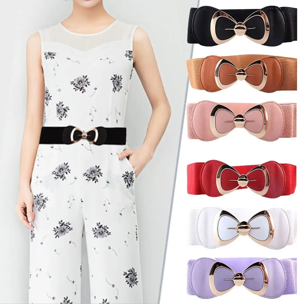 Elegant Women Accessories Clothing Supplies Female Dress Strap Elastic Buckle Wide Waist Belt Waistband
Elegant Women Accessories Clothing Supplies Female Dress Strap Elastic Buckle Wide Waist Belt Waistband