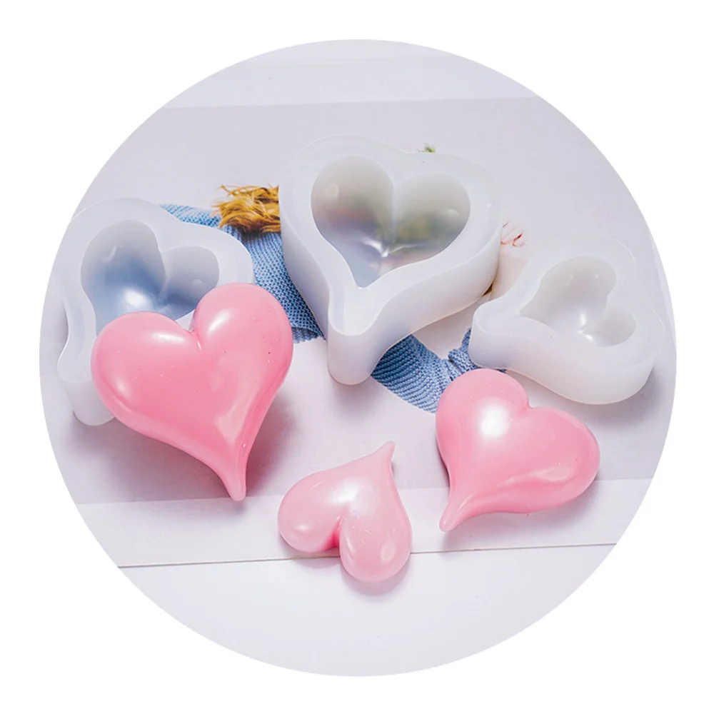 DIY Epoxy Resin Casting Mould for Keychain Pendants Jewelry Making Crafts 3D Heart Shape Silicone Mold Cake Decor Baking Mold
DIY Epoxy Resin Casting Mould for Keychain Pendants Jewelry Making Crafts 3D Heart Shape Silicone Mold Cake Decor Baking Mold