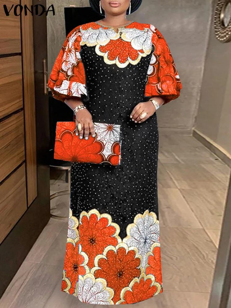 2023 VONDA Bohemian Women Evening Dress Summer Vintage Half Sleeve Floral Printed Casual Loose Maxi Sundress Beach Robe Femme
2023 VONDA Bohemian Women Evening Dress Summer Vintage Half Sleeve Floral Printed Casual Loose Maxi Sundress Beach Robe Femme