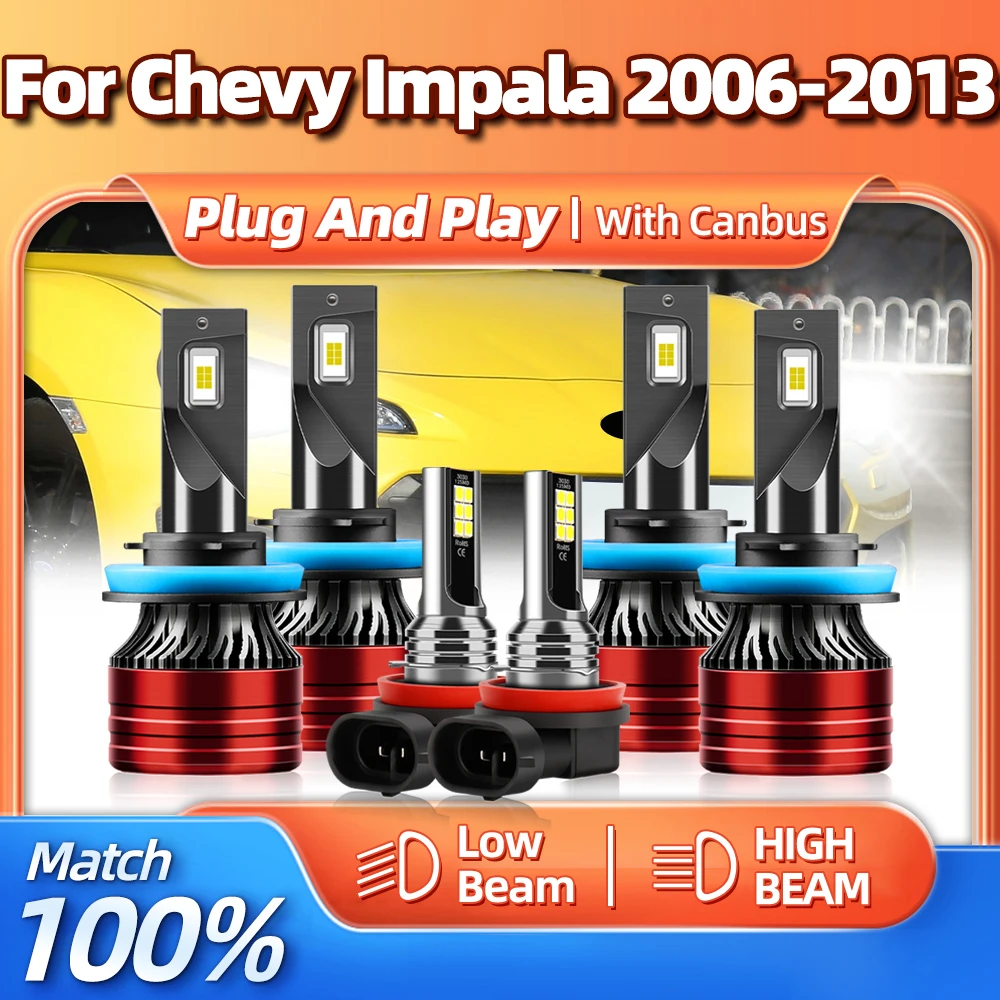 LED Headlight Bulb 60000LM Canbus Car Light 6000K 12V Auto Fog Lamp For Chevy Impala 2006 2007 2008 2009 2010 2011 2012 2013
LED Headlight Bulb 60000LM Canbus Car Light 6000K 12V Auto Fog Lamp For Chevy Impala 2006 2007 2008 2009 2010 2011 2012 2013