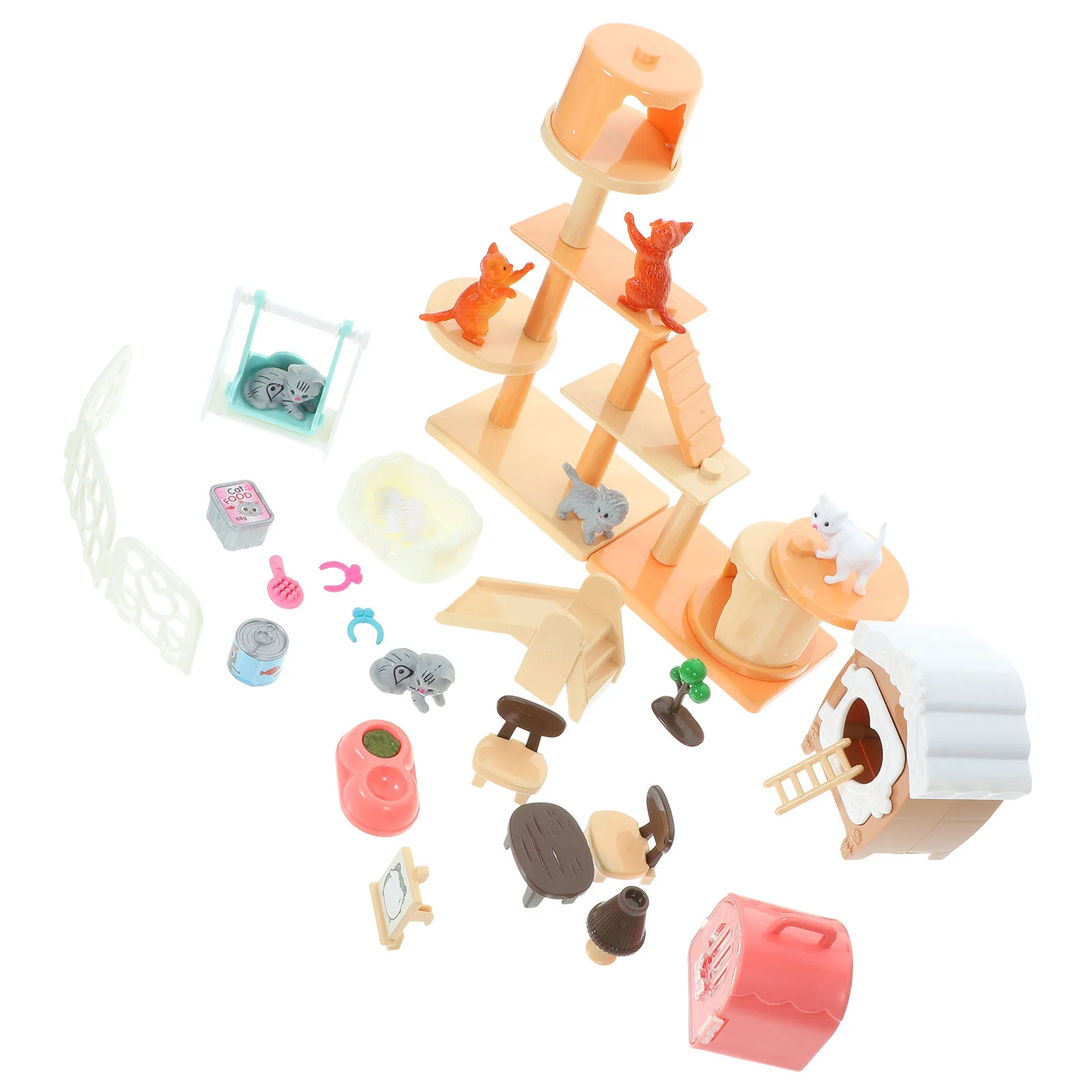 1 set of Pretend Play Cats Set Pretend Play Toys Set Plastic Cats Toy Cat Scene Playset for Kids
1 set of Pretend Play Cats Set Pretend Play Toys Set Plastic Cats Toy Cat Scene Playset for Kids