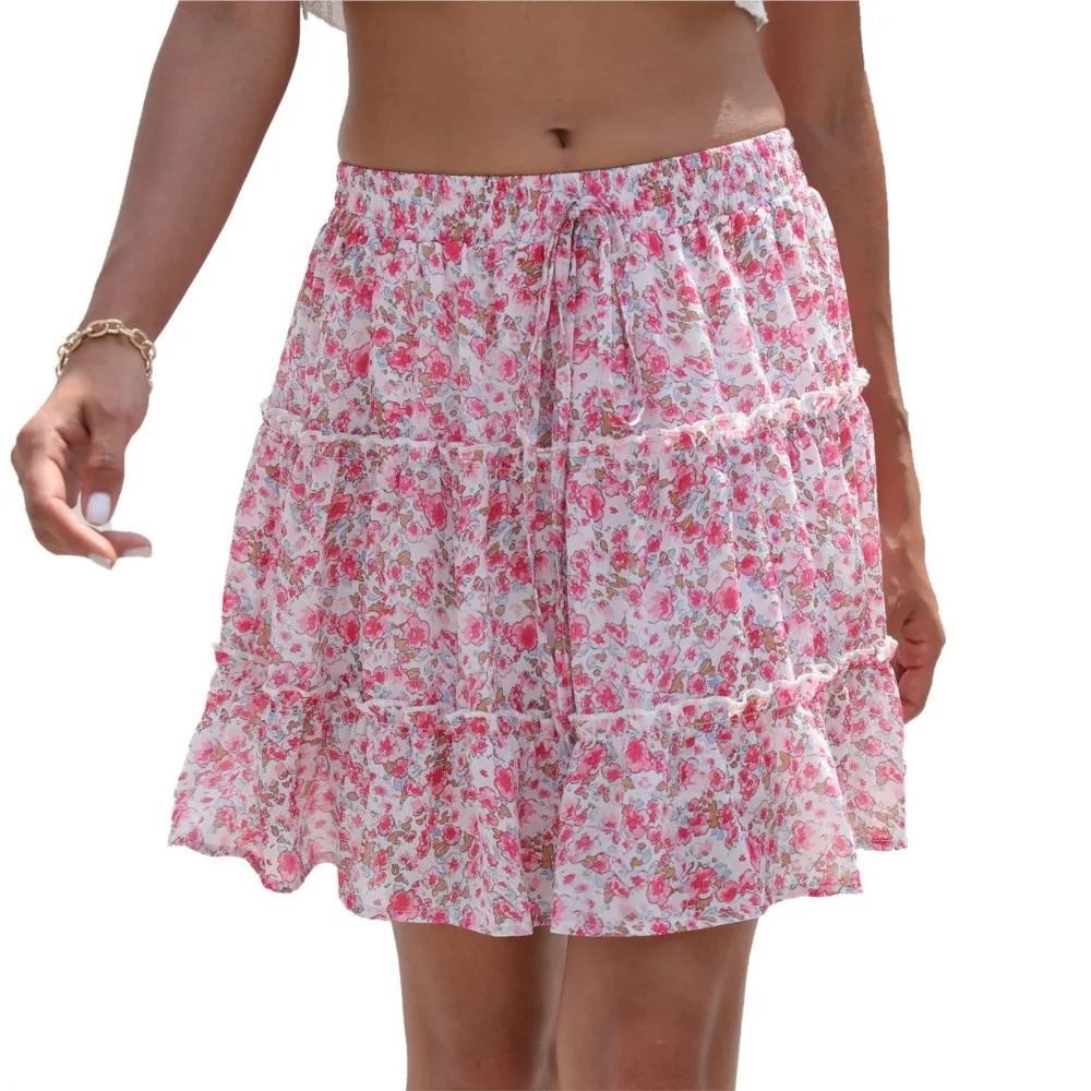Summer Elastic Waist Bohemian Patchwork Floral A-line Skirt Fashion Sweet Girls Ruffles Patchwork Chiffon Skirts
Summer Elastic Waist Bohemian Patchwork Floral A-line Skirt Fashion Sweet Girls Ruffles Patchwork Chiffon Skirts