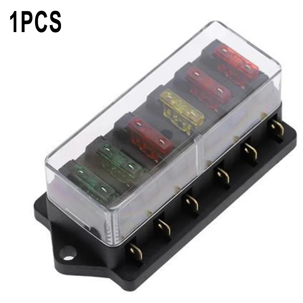 Fuse Holder Fuse Box Accessories Black Boat Car Distribution Panel Board For Standard Blade Fuses High Quality
Fuse Holder Fuse Box Accessories Black Boat Car Distribution Panel Board For Standard Blade Fuses High Quality